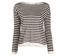 Pullover mit U-Boot-Ausschnitt