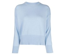 Kaschmirpullover mit rundem Ausschnitt