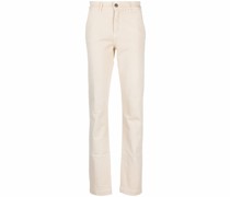 High-Rise-Jeans mit Schlitzen