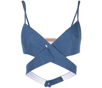 Ubro Bralette aus Denim