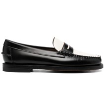 almond-toe slip-on loafers