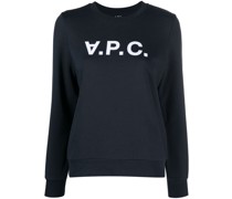 A.P.C. Sweatshirt mit Logo-Print