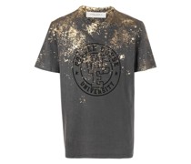 T-Shirt mit Metallic-Print