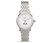 Schmale Moonphase Armbanduhr 30mm