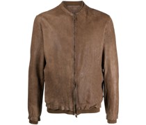 Lederjacke mit Reißverschluss
