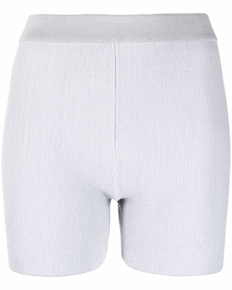 Jacquemus Damen Gerippte Le Short Radlerhose