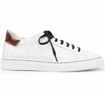 Sneakers mit Kroko-Optik