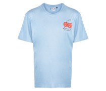 fruit-print organic-cotton T-shirt