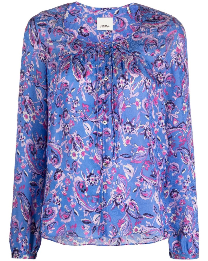 Isabel Marant Damen Bluse mit Blumen-Print