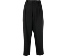 Cropped-Hose mit tiefem Schritt