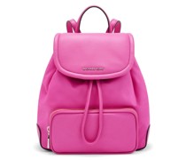 logo-plaque pink backpack