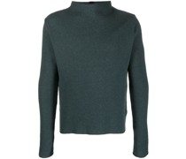 Strickpullover mit Stehkragen