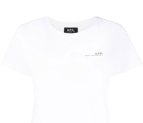 A.P.C. T-Shirt mit Logo-Print
