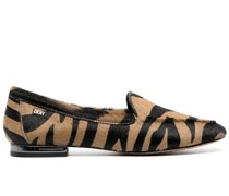 Loafer mit Leoparden-Print