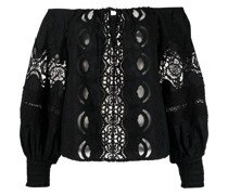 Bluse mit Spitze