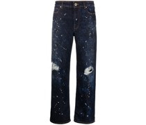 Gerade Jeans im Distressed-Look