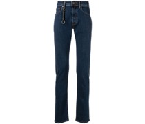 slim-cut leg jeans