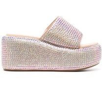 Aiko Sandalen mit Strass 90mm