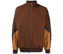 Sweatshirtjacke in Colour-Block-Optik