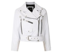 Cropped-Lederjacke