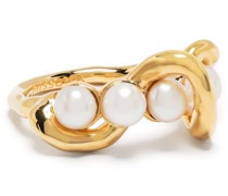 Ring mit geschmolzenen Perlen