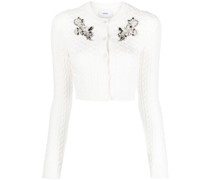 Cardigan mit Kristallen