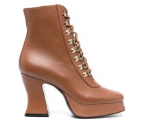 Schnürstiefel mit Ösen