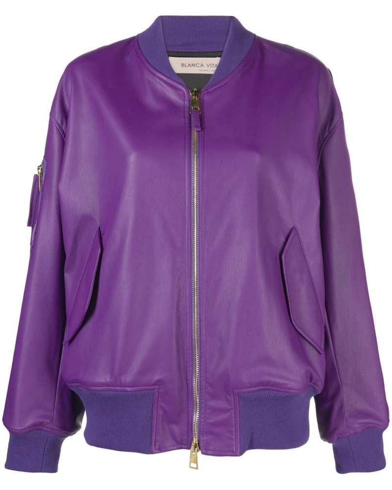 Blanca Damen Bomberjacke aus Faux-Leder