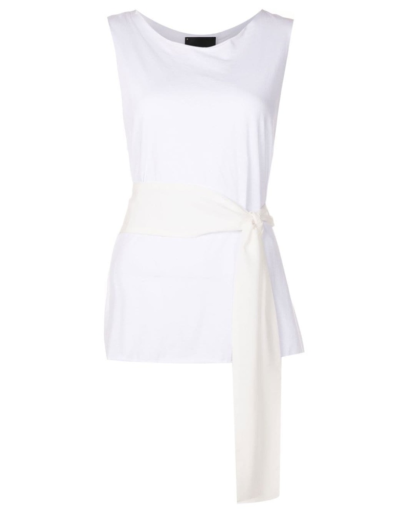 Andrea Bogosian Damen Top mit Bindegürtel