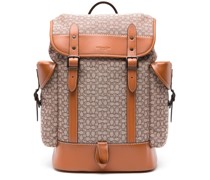 Jacquard-Rucksack mit Monogramm