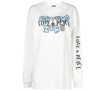 Langarmshirt mit Logo-Print