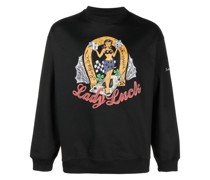 Sweatshirt mit "Lady Luck"-Print