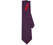 Gestreifte Krawatte aus Seide
