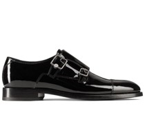 Finnion leather monk shoes