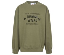 x WTAPS Sweatshirt mit rundem Ausschnitt