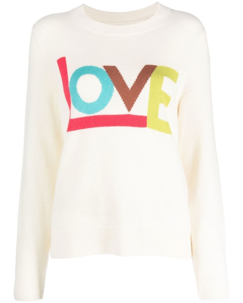 Chinti & Parker Damen Love Intarsien-Pullover