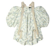 Minikleid mit Puffärmeln