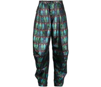 Tapered-Hose mit Print