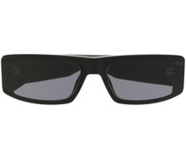 Sonnenbrille mit eckigem Gestell