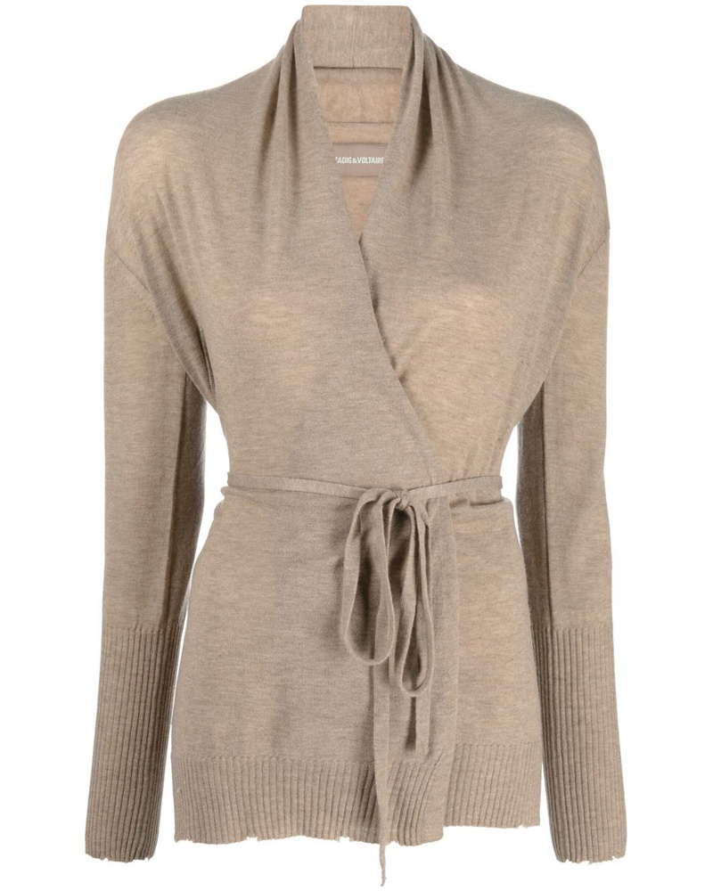 Zadig&Voltaire Damen Wickelcardigan aus Kaschmir