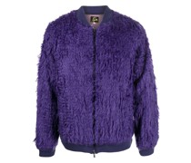 Bomberjacke aus Faux Fur