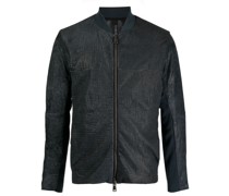 Lederjacke mit Reißverschluss