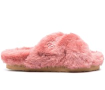 Sandalen mit Faux Fur