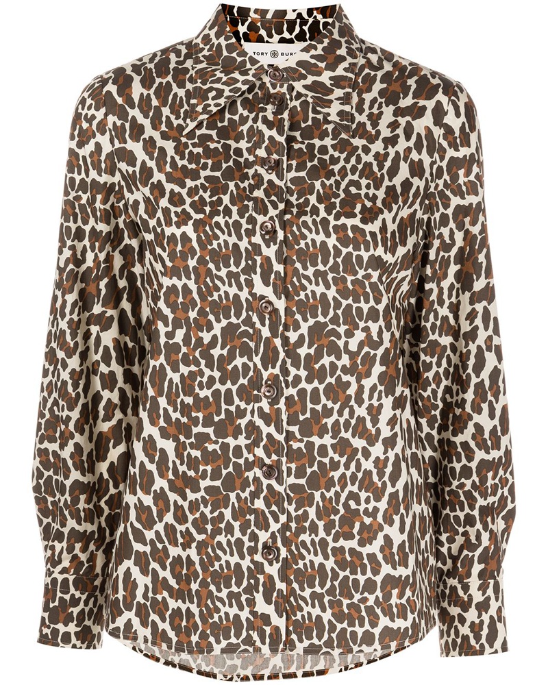 Tory Burch Damen Reva Popeline-Hemd