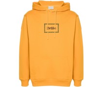 Hoodie mit Logo-Stickerei