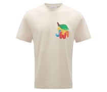 T-Shirt mit Zitronen-Print