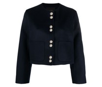 Cropped-Jacke mit Pailletten
