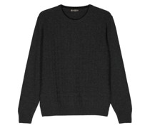 jacquard-knit wool-blend Pullover
