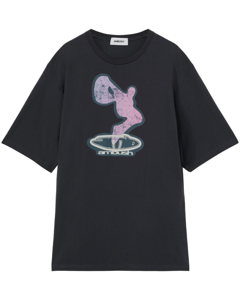 AMBUSH Damen T-Shirt mit Schlitzen
