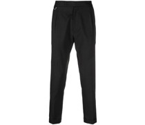 Melierte Cropped-Hose